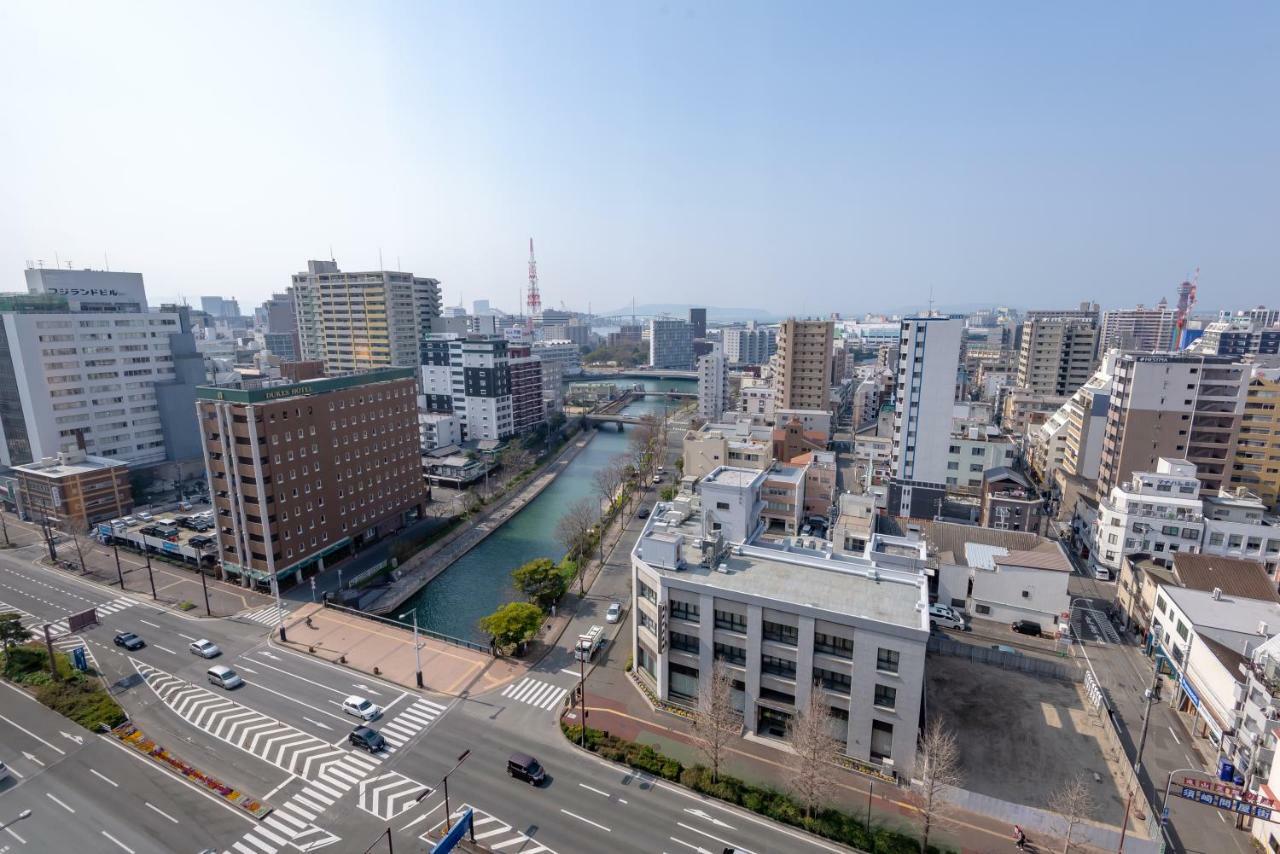 Hotel Okura Fukuoka Fukuoka  Exteriör bild View of the river in Nagoya